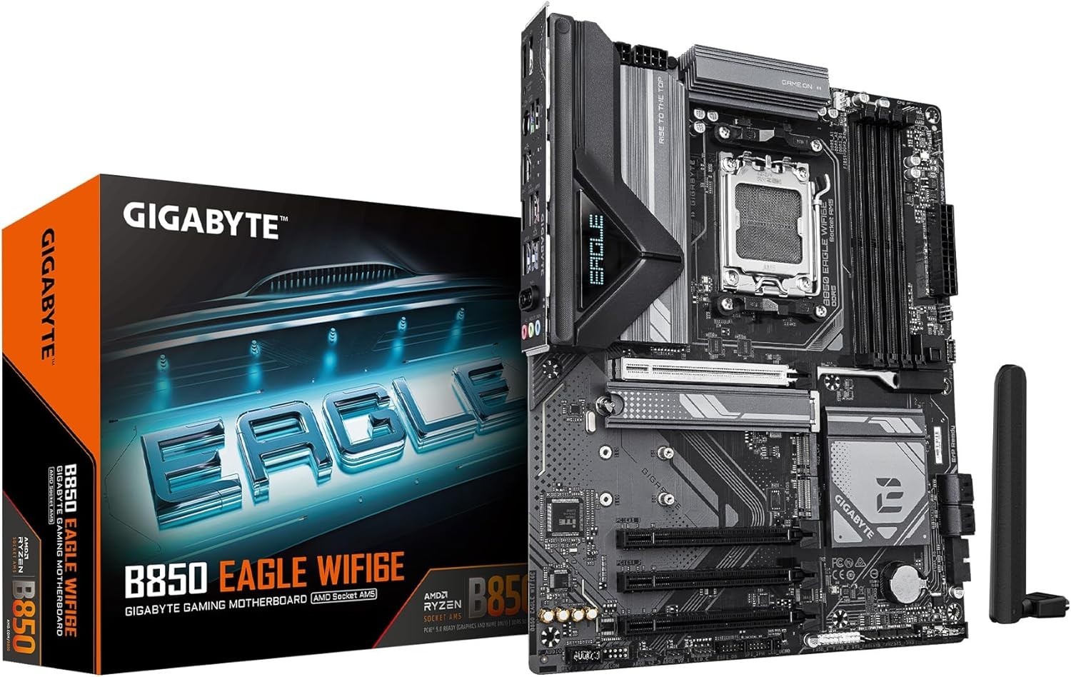 Gigabyte B850 EAGLE WIFI6E AM5 DDR5 ATX Motherboard 9MB85EGL6-00-G10