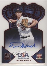 2015 Panini USA Baseball Crown Royale Red Signatures 18/50 Tanner Houck Auto uk2