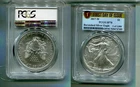 2017 W AMERICAN SILVER EAGLE 1 OUNCE .999 FINE BURNISHED COIN PCGS SP70 8177T