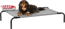 Amazon Basics Cooling Breathable Elevated Dog Bed with Metal Frame for Small Dog