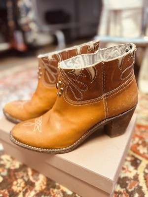 GOLDEN GOOSE STIEFELETTEN WESTERN BOOTS WISH STAR 39 