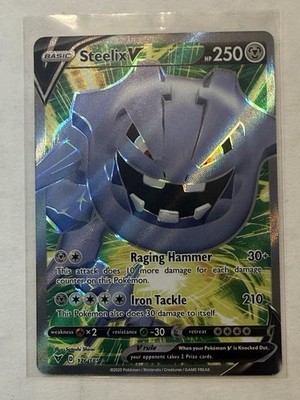 Pokémon TCG Steelix v Vivid Voltage Holo Full Art Ultra Rare Card 176/185