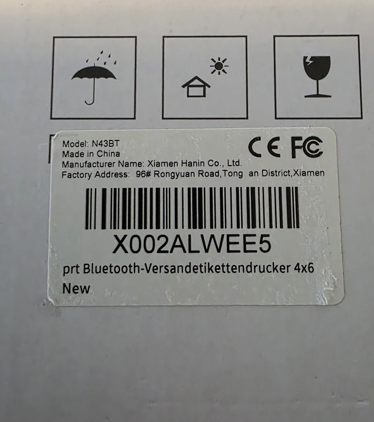 Stampante termica Bluetooth 4x6 pollici etichette di spedizione 203 DPI USB DHL foto 3