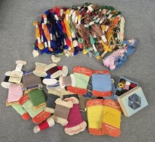 Großes Konvolut DDR BRD Stopfgarn Stopftwist & Stickgarn alt 60er, gute Qualität