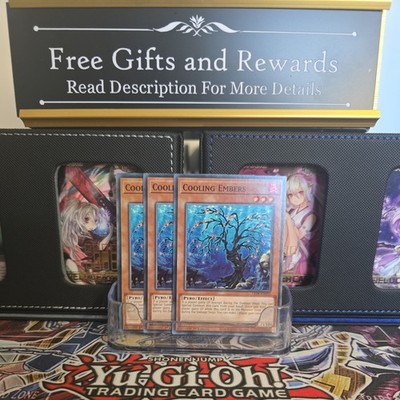 Playset 3x Cooling Embers LEDE-DE033 Yugioh Common 
