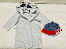 Boys Set Robe Cap Very Cure Soft Size 4T Excellent Condition