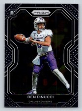 2020 Panini Prizm #337 Ben DiNucci RC (ref 187070)