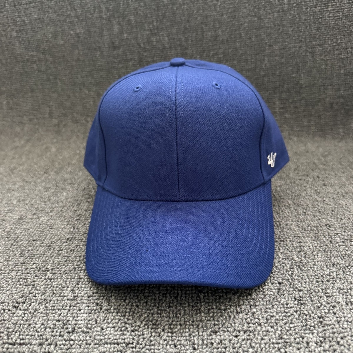 '47 Brand Blank Dad Hat Strapback Royal Blue OSFA Curved Brim Cap