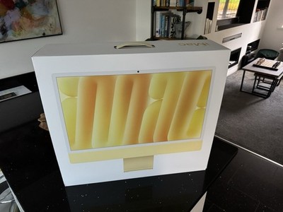 New Apple iMac 24 Inch 2025 Yellow M4 256gb 10ccpu Desktop Computer