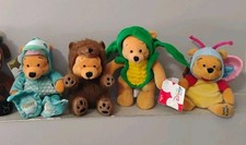 PICK ONE Vintage Retired Disney Store Winnie The Pooh Beanie Plush Toy