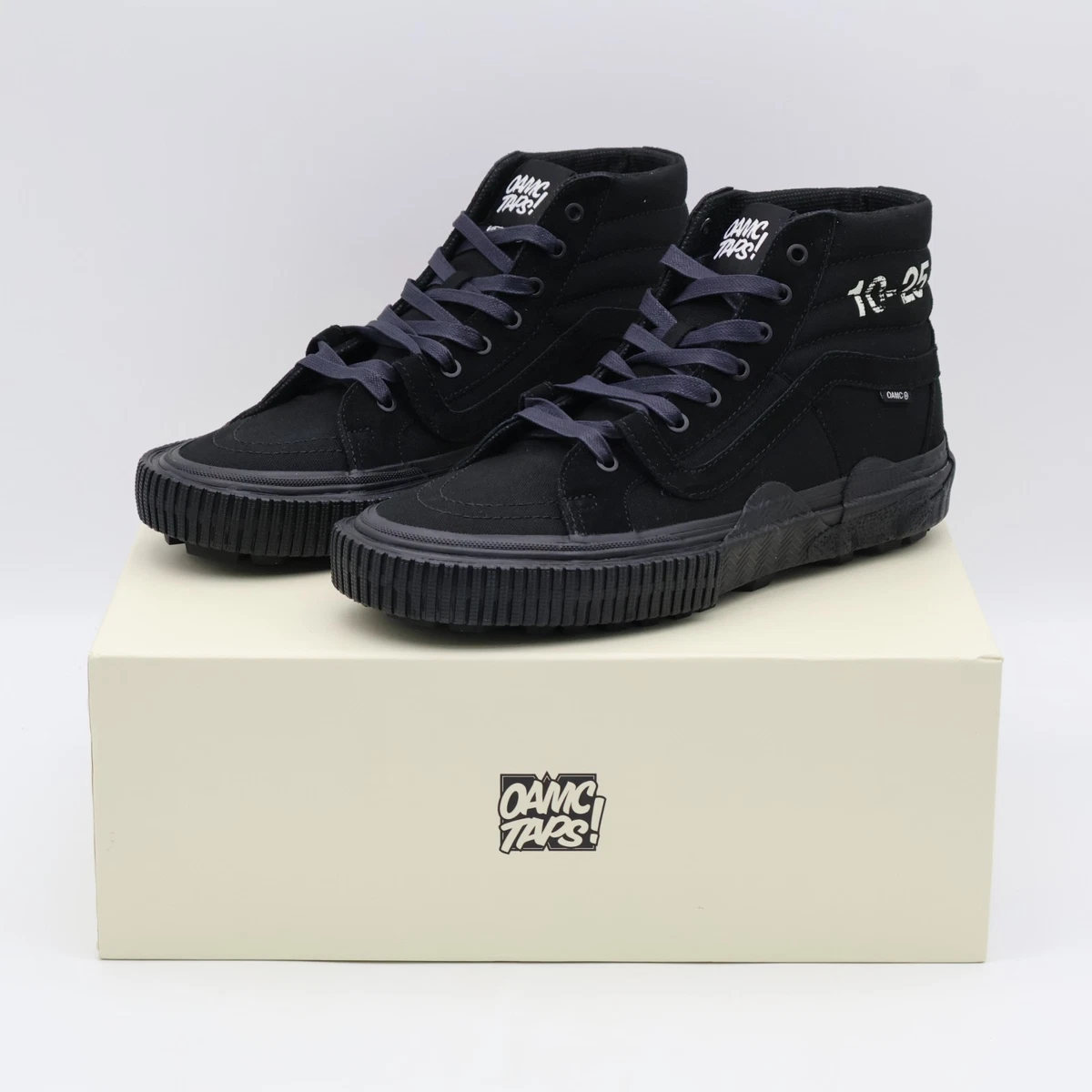 OAMC x WTAPS x Vans Sk8 GL Lug High Black for sale | eBay
