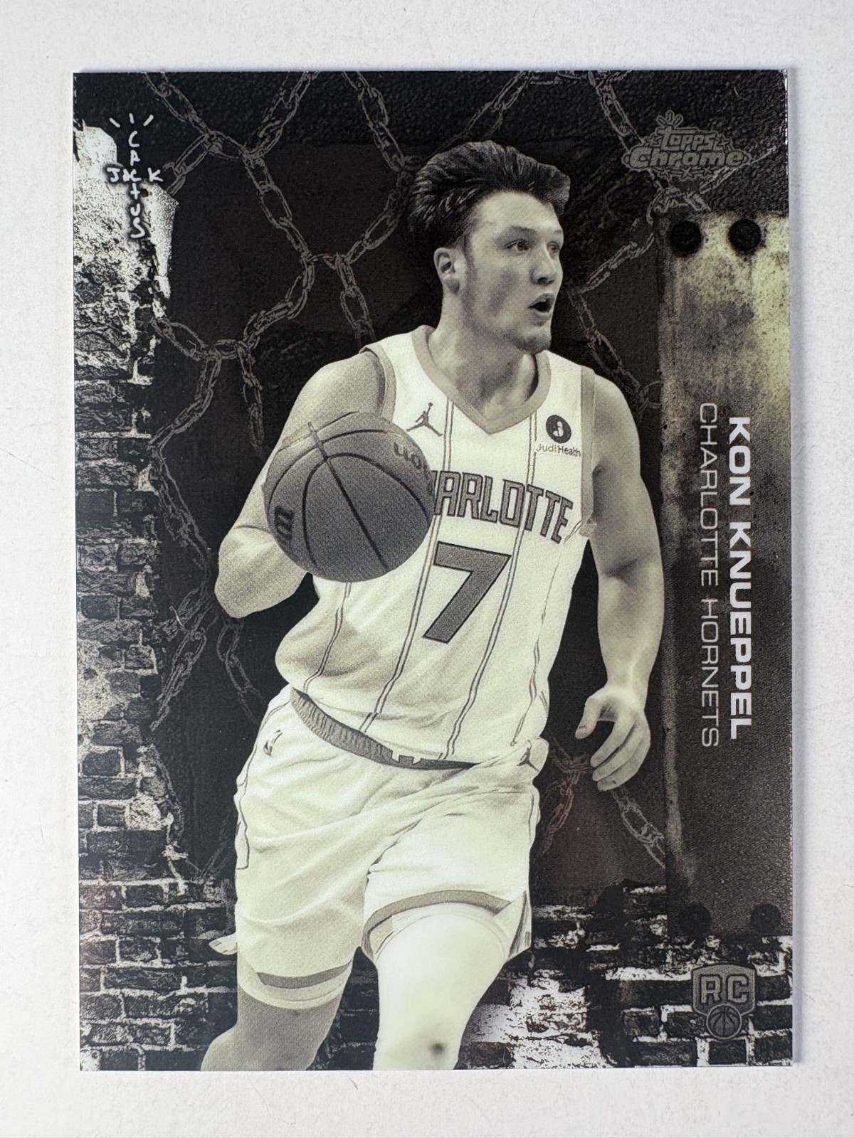 2025-26 Topps Chrome Cactus Jack Kon Knueppel Rookie #64 (RC)