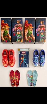 Kith Marvel vs Capcom Asics Gel Nimbus 10.1 Iron Man Mega Man Size 9 IN STOCK!