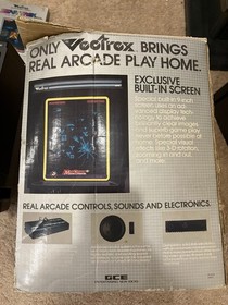 Vectrex Arcade System Game Console With Box And Boxed Game Tested Working!! GCE