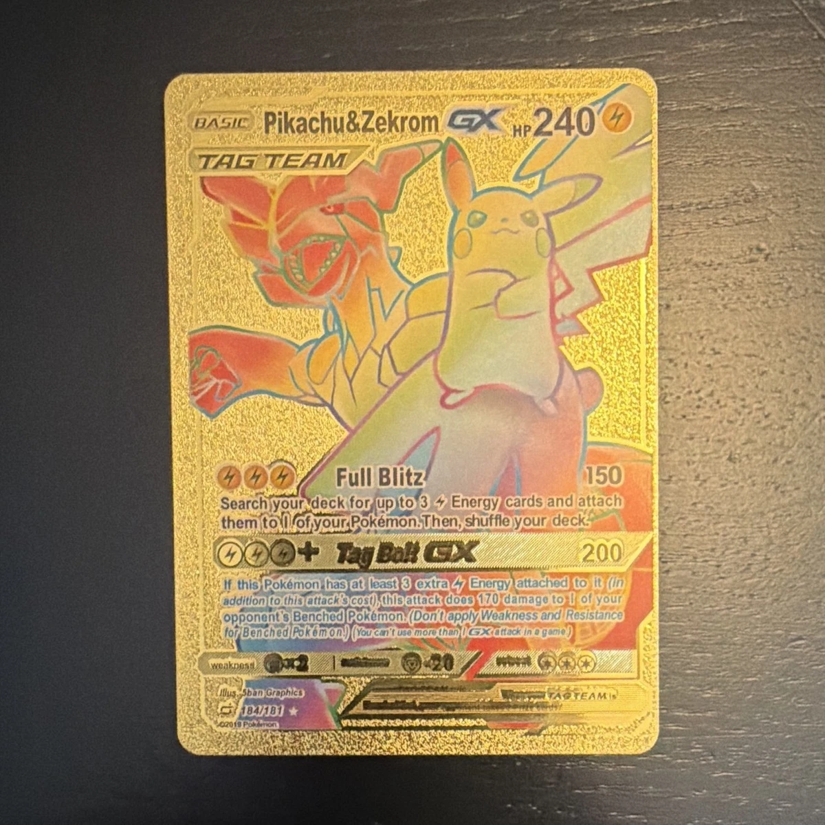 Pikachu & Zekrom GX 221/173 Sm12a: Tag Team GX: Tag All Stars