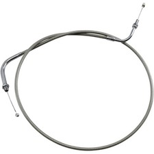 MOTION PRO 0650-0429 65-0275 Armor Coat Stainless Steel Throttle/Idle Cable