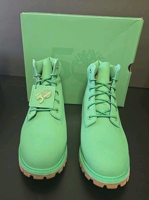 Timberland Premium Lace Up TB0A6C1MJ30 Kids 6 Green Medium