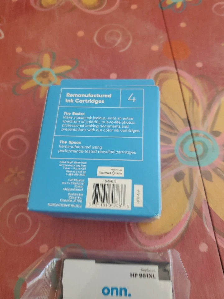 LOTE de (2) onn. Cartuchos de tinta color HP 950XL negro y 951XL, paquete de 4 NUEVOS (B323) Foto 2 de 2