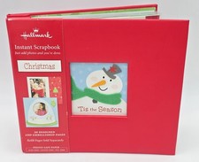 Hallmark Christmas  Tis The Season Instant Scrapbook Album 6x6 Pages - NO BOX