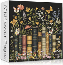 Wildflowers Puzzles for Adults 1000 Pieces, Wildflower Pages Jigsaw Puzzle, Vin