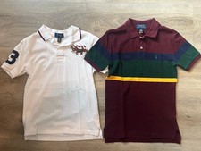 Polo Ralph Lauren Cotton Mesh Collared Shirts Youth Medium 10-12 Triple Pony
