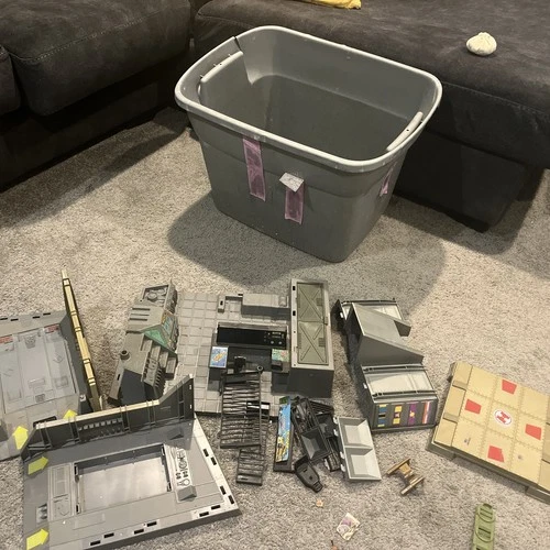 Vintage GI Joe Headquarters Command Center 1983 Hasbro Incomplete,  Sold As Is