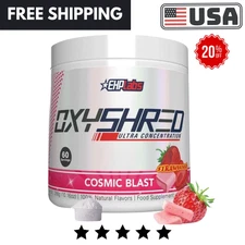 Oxyshred Thermogenic Fat Burner Pre-Workout Powder - Cosmic Blast, 60 Servings