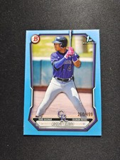 2026 Topps Bowman Prospect 1st Roldy Brito #BP-21 Sky Blue 260/499 Rockies FA35