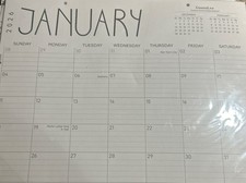Desk Calendar 2026-2027, 14" X 11" Desktop Calendar 2026-2027, 18 Months Cala...