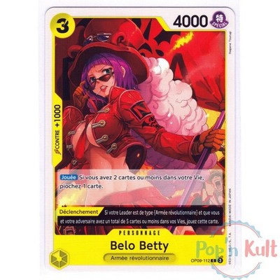 One Piece Card Game Karte OP09-112 C Belo Betty [FR] TCG OP09 Near Mint