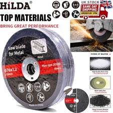 10PC 76mm Metal Cutting Discs Cut Off Circle Wheels Blades for Anngle Grinder UK