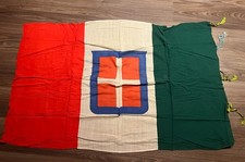 Rara Bandiera italiana storica casa Savoia h 87 cm