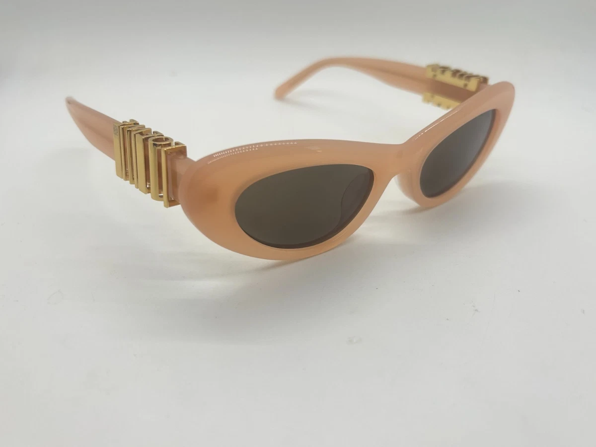 Cat Eye Brown Pink Sunglasses for Women for sale | eBay display picture 2