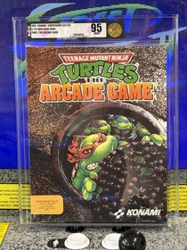 1991 Konami Commodore 64/128 Teenage Mutant Ninja Turtles TMNT Arcade VGA 95 MT