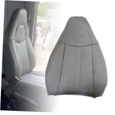 Driver Or Passenger Side Top Lean Back Leather Seat Cover Light Pewter Gray