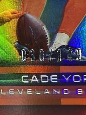 2022 Panini Certified Mirror Orange #192 Cade York Rookie