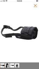 Muzzle Guard with Collar for Dogs Black Size XL. NEW