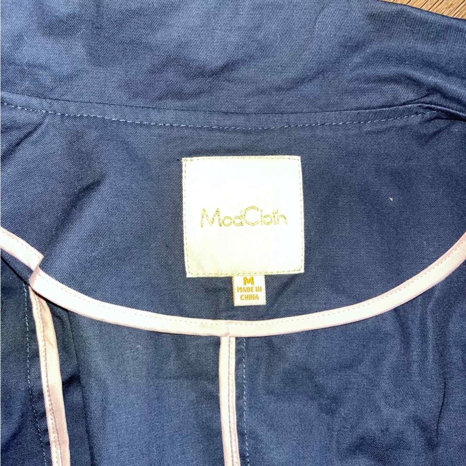 ModCloth Utility Jacket Ruffled M - image 4