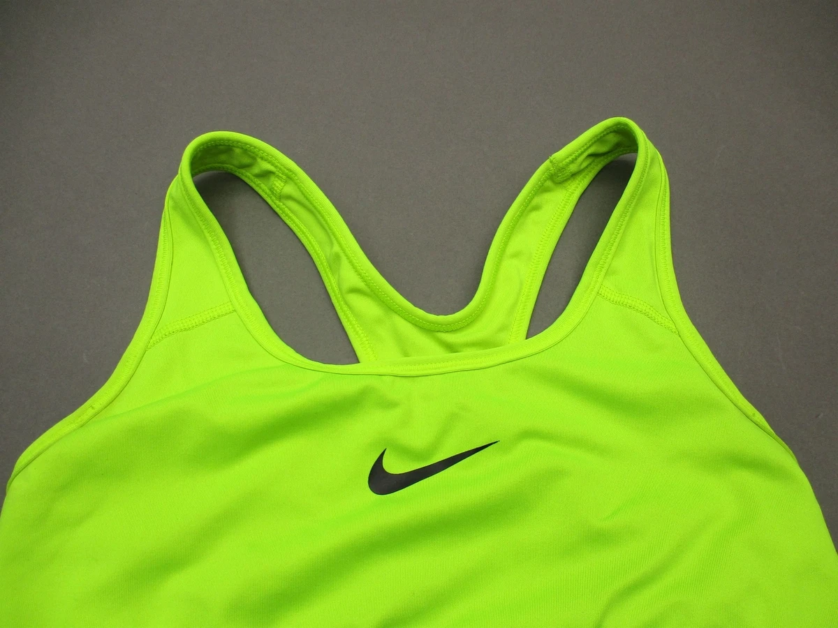 Nike Pro Size S Womens Neon Green Athletic DriFit Wireless Unlined