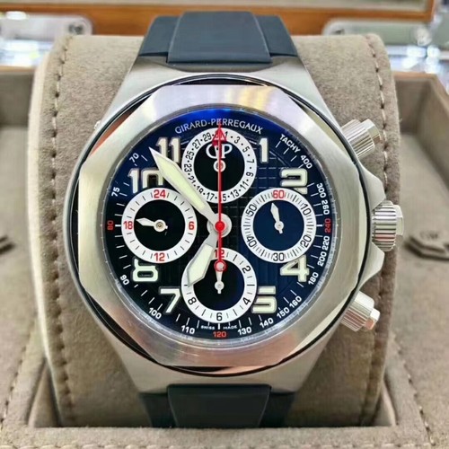 NUOVI Girard Perregaux Laureato 80180-11-614-FK6A 44mm Nero Dial Uomo  Orologio Automatico | eBay