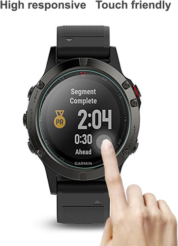 OOTSR [4 Pezzi Protettore Di Vetro Temperato Compatibile per Garmin Fenix 5, Pel - Bild 6 von 12