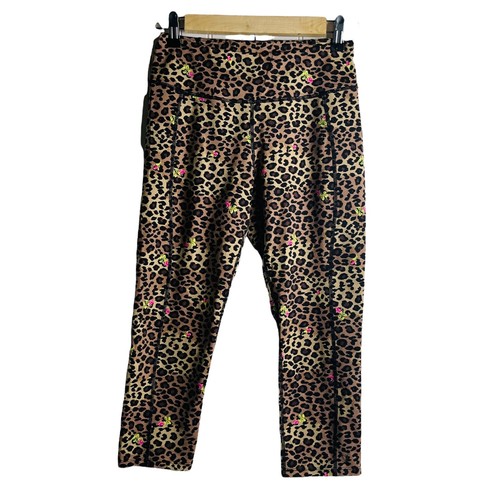 betsey johnson cheetah leggings