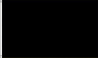 3x5 FT BLACK Solid Color Blank Plain Flag - (kb)