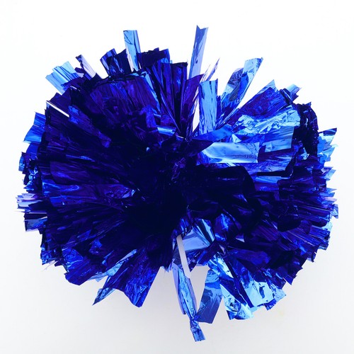 Kids 2 Pack Cheer Leader Shiny Pom Poms for Team Spirit Cheering Performance - 第 17/40 張圖片