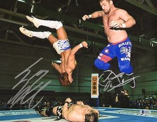 Chase Owens & Kota Ibushi Signed 11x14 Photo BAS COA New Japan Pro Wrestling WWE