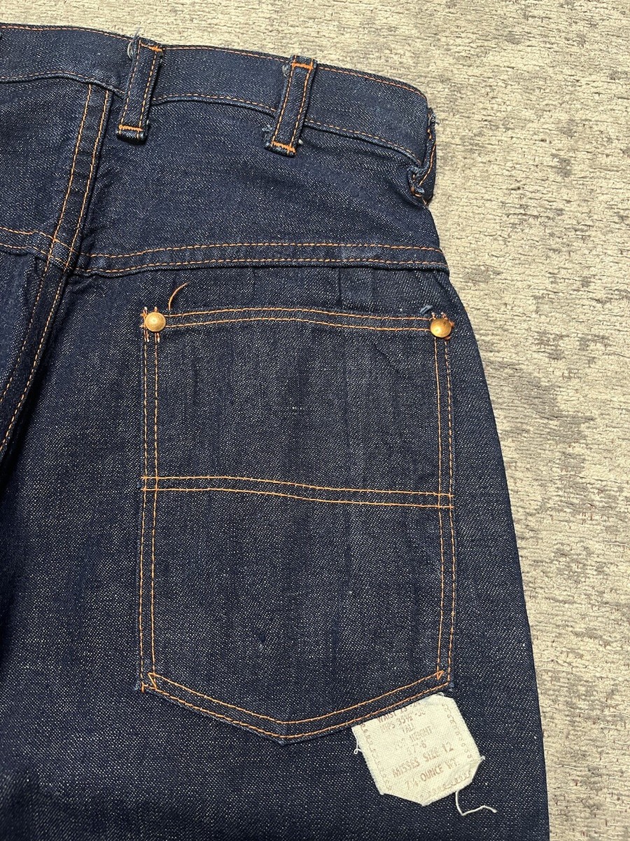 Vtg 1940s 1950s BLUE BELL Wrangler Side Zip Jeans Ladies Vtg 1940s 1950s BLUE BELL Wrangler Side Zip Jeans Ladies