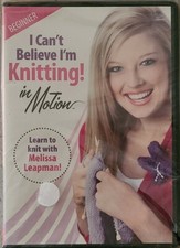 I Can't Believe I'm Knitting DVD 2006 Brand New Factory Sealed Beginner Level