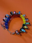 Unique Colorful Sparkle Ring Clasp Bracelet — photo 1