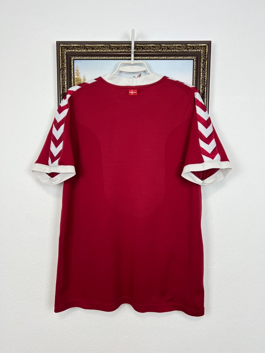 Maillot Vintage Danemark 2002 - Hummel - No Match Worn - Camiseta