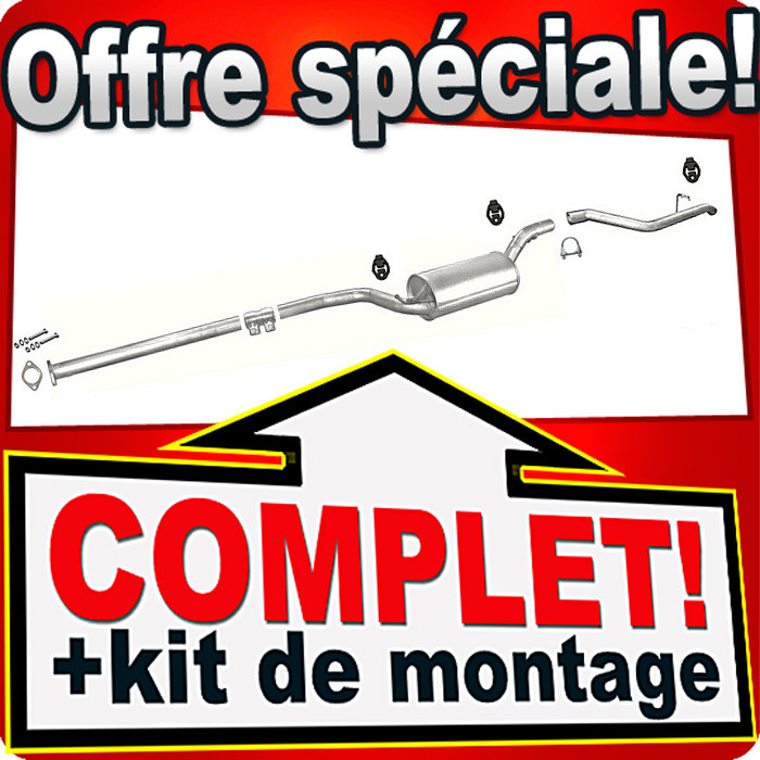 Silencieux d'échappement FORD FOCUS MK2 TDCi pour rouler sereinement lors des trajets quotidiens